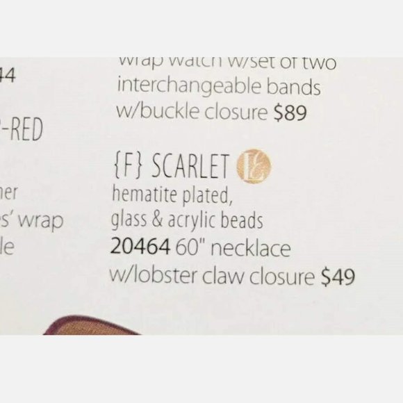 NWOT Premier Designs SCARLET Necklace - Picture 6 of 6